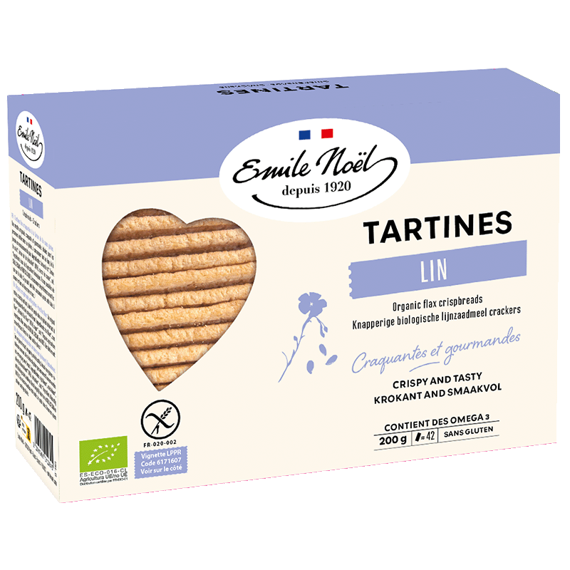 émile Noël -- Tartines sans gluten lin bio - 200 g