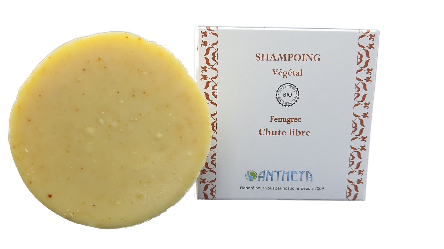 Antheya -- Shampoing solide fenugrec - force et pousse (boîte) - 90 g