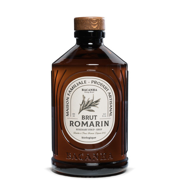 Bacanha -- Sirop de romarin brut bio - 400 ml